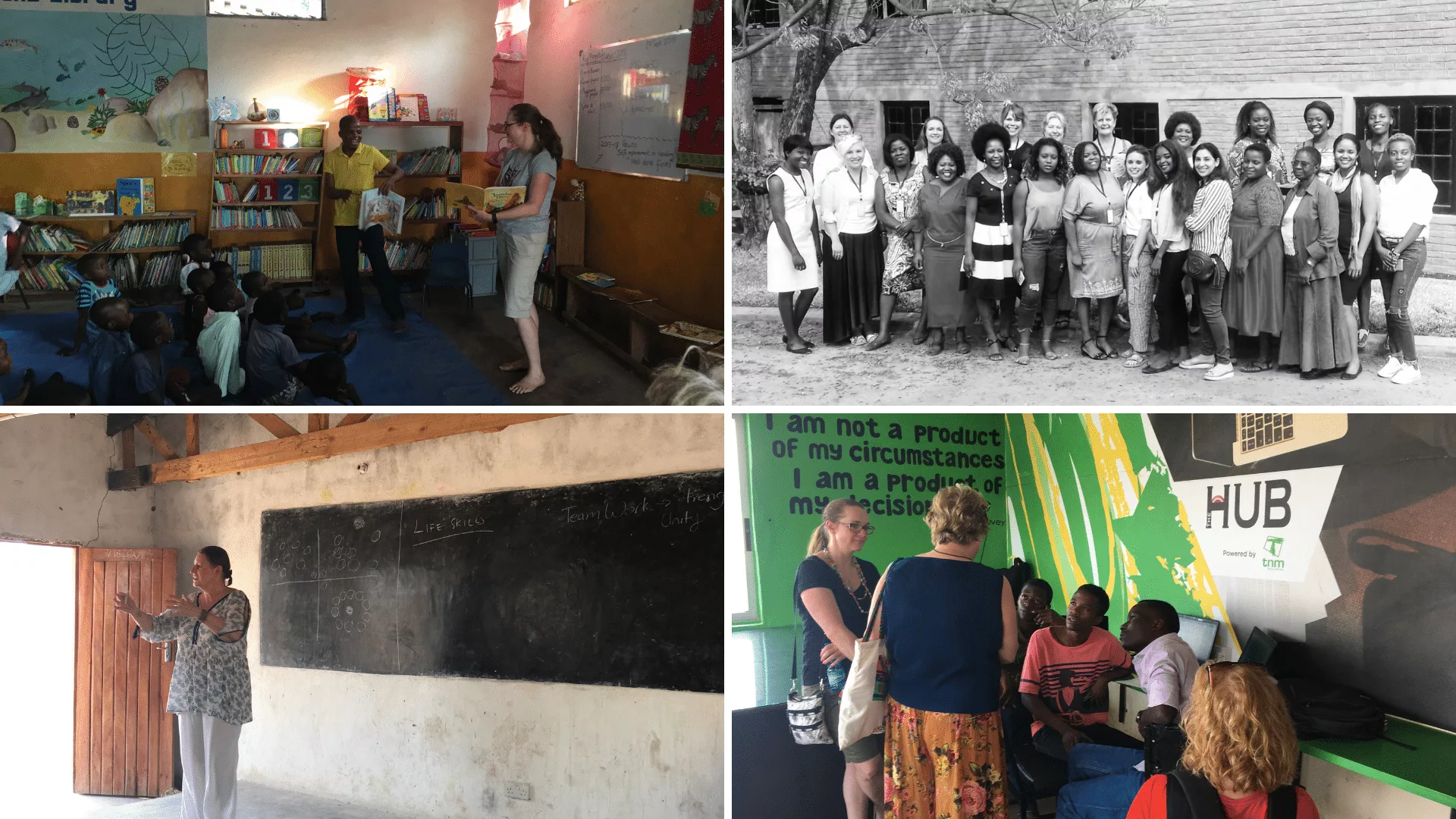 A selection of images from Malawi 2018 Karin and Nuala running workshops
